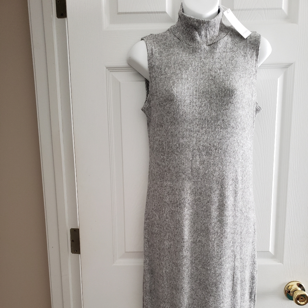 Mockneck Sleeveless Sweater Dress [NWT]